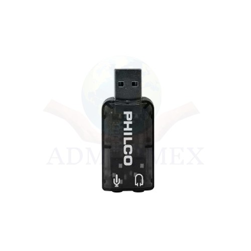 ADAPTADOR DE AUDIO/MIC USB A JACK 3.5 PHILCO 79USBAU100