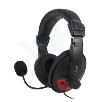 Audífono Talk Headset 3.5mm Red Microlab