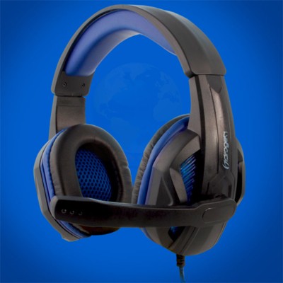 AUDIFONO GAMER LED HYDROGEN 3,5M USB 3DFX
